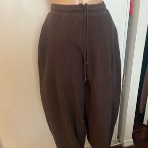Zara Brown High-Waisted Pants